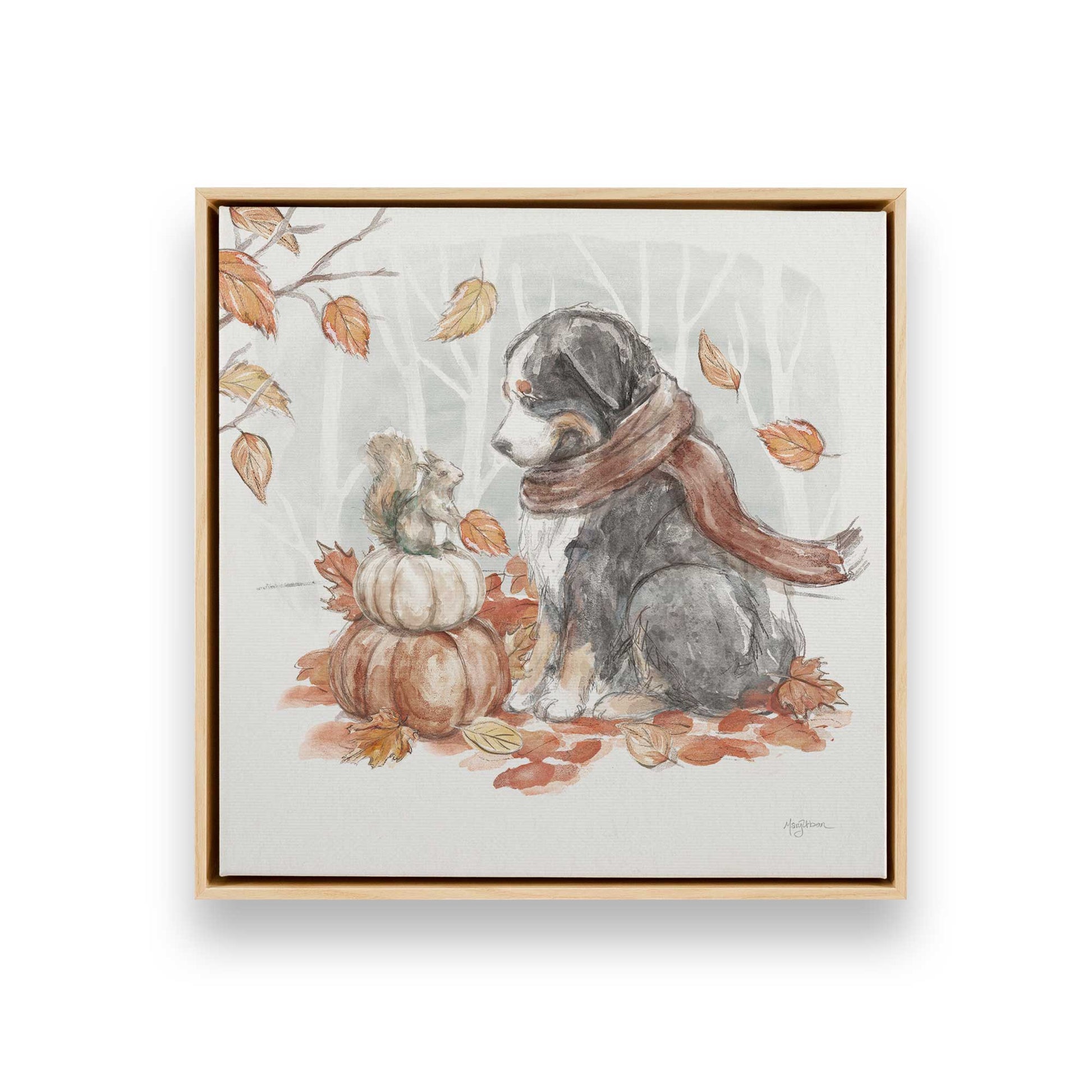 [Color:American Maple], Picture of art in a American Maple frame