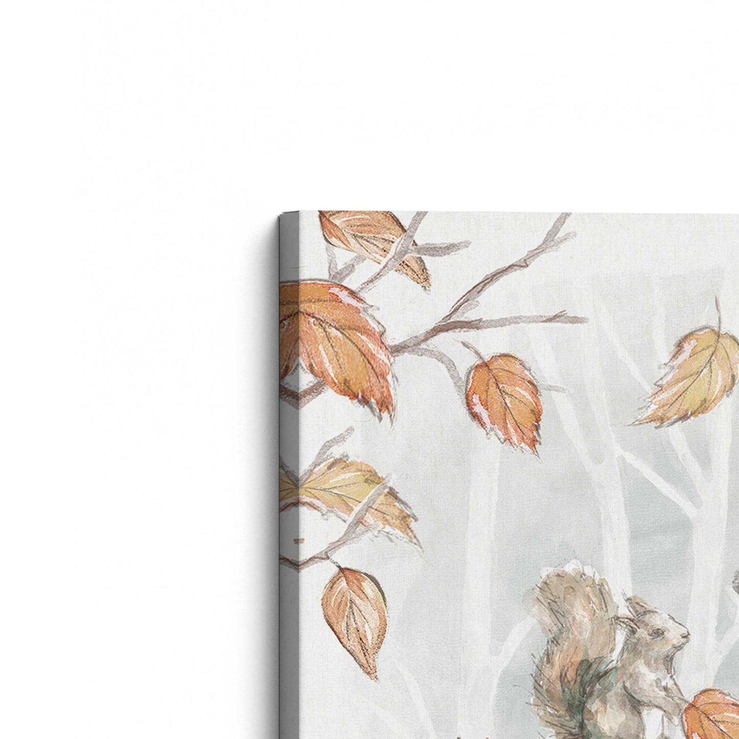 [Color:Stretched Canvas], Picture of the corner of the art