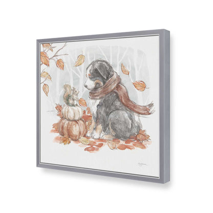 [Color:Polished Chrome], Picture of art in a Polished Chrome frame of the corner