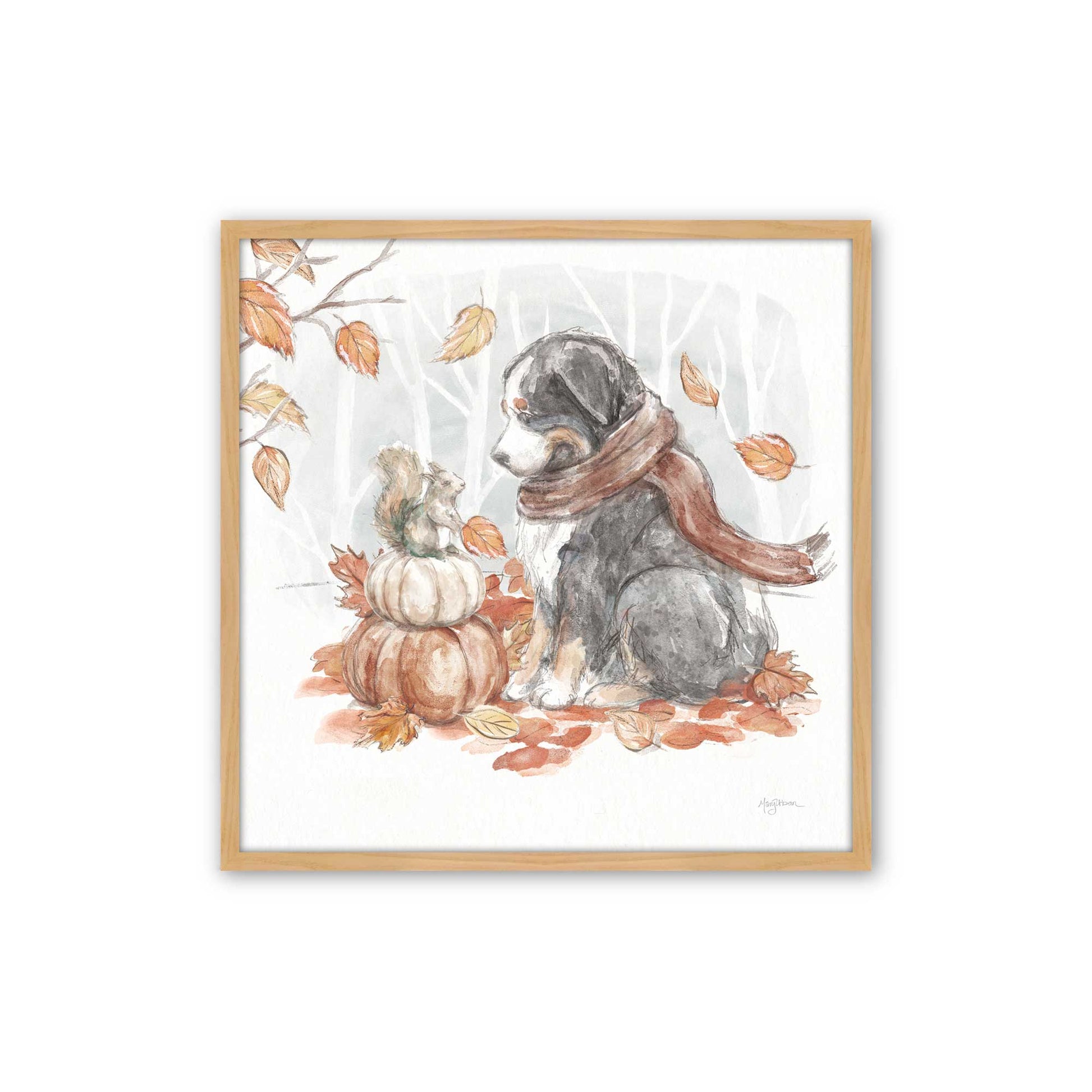[Color:American Maple], Picture of art in a American Maple frame