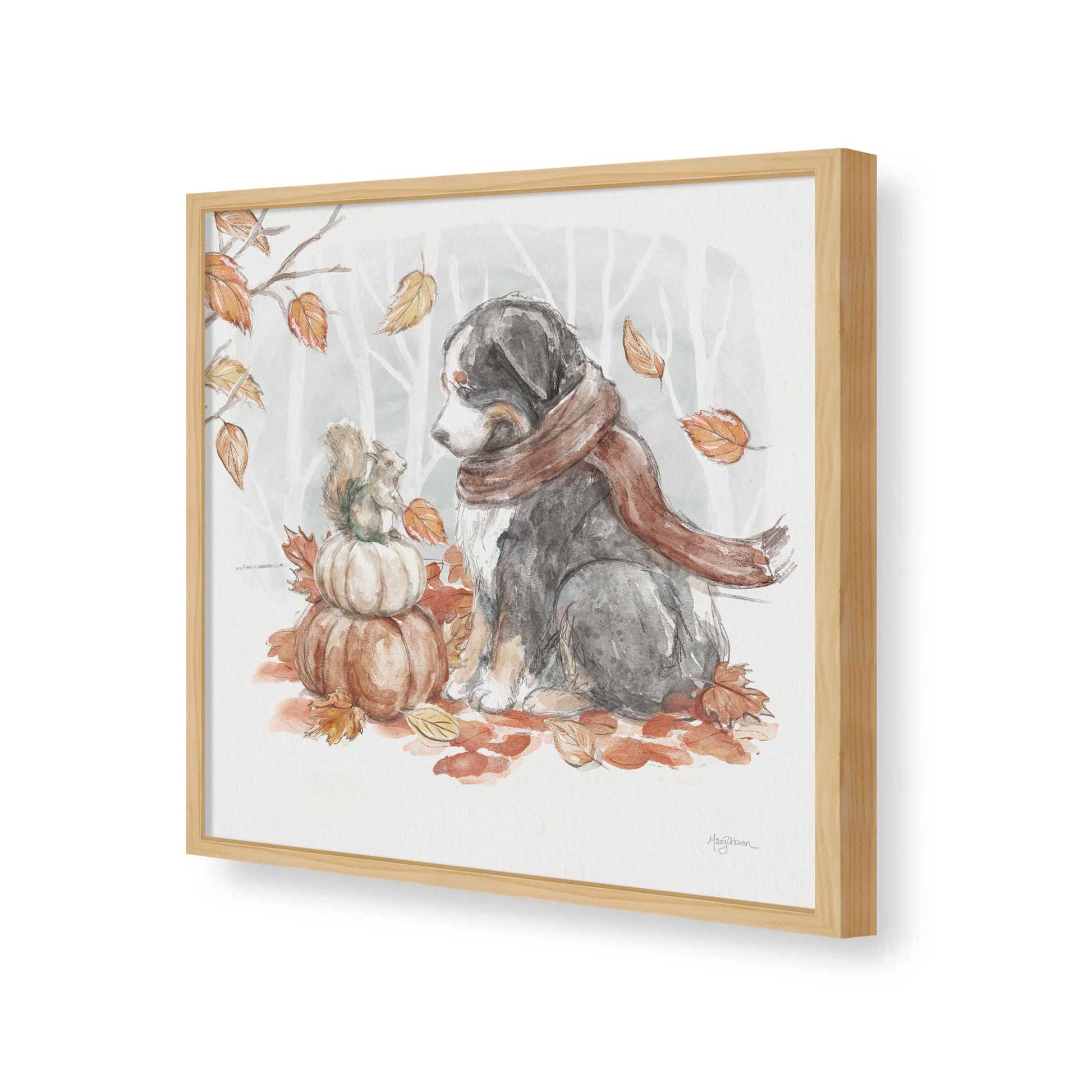 [Color:Espresso], Picture of art in a Espresso frame of the corner