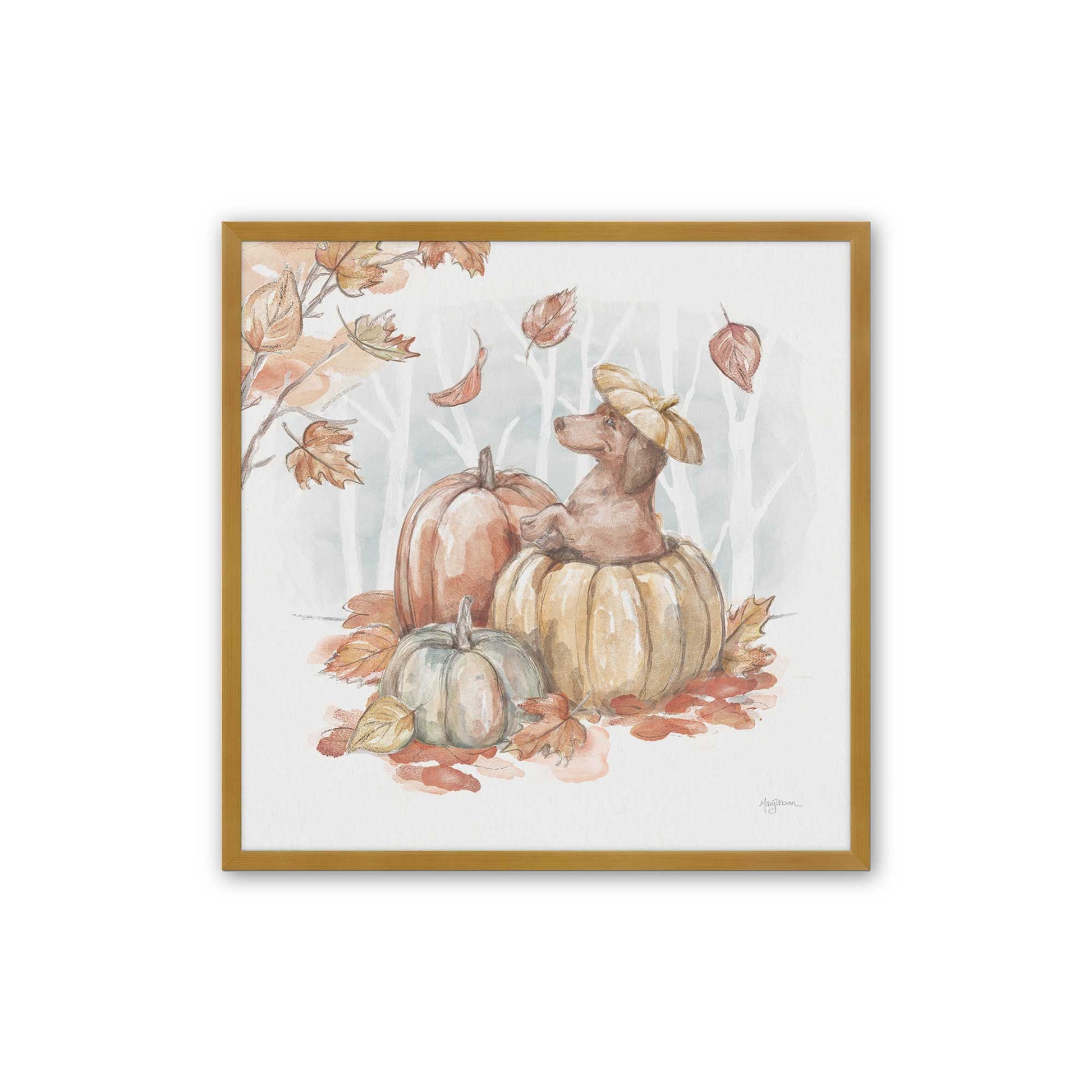 [Color:Polished Gold], Picture of art in a Polished Gold frame