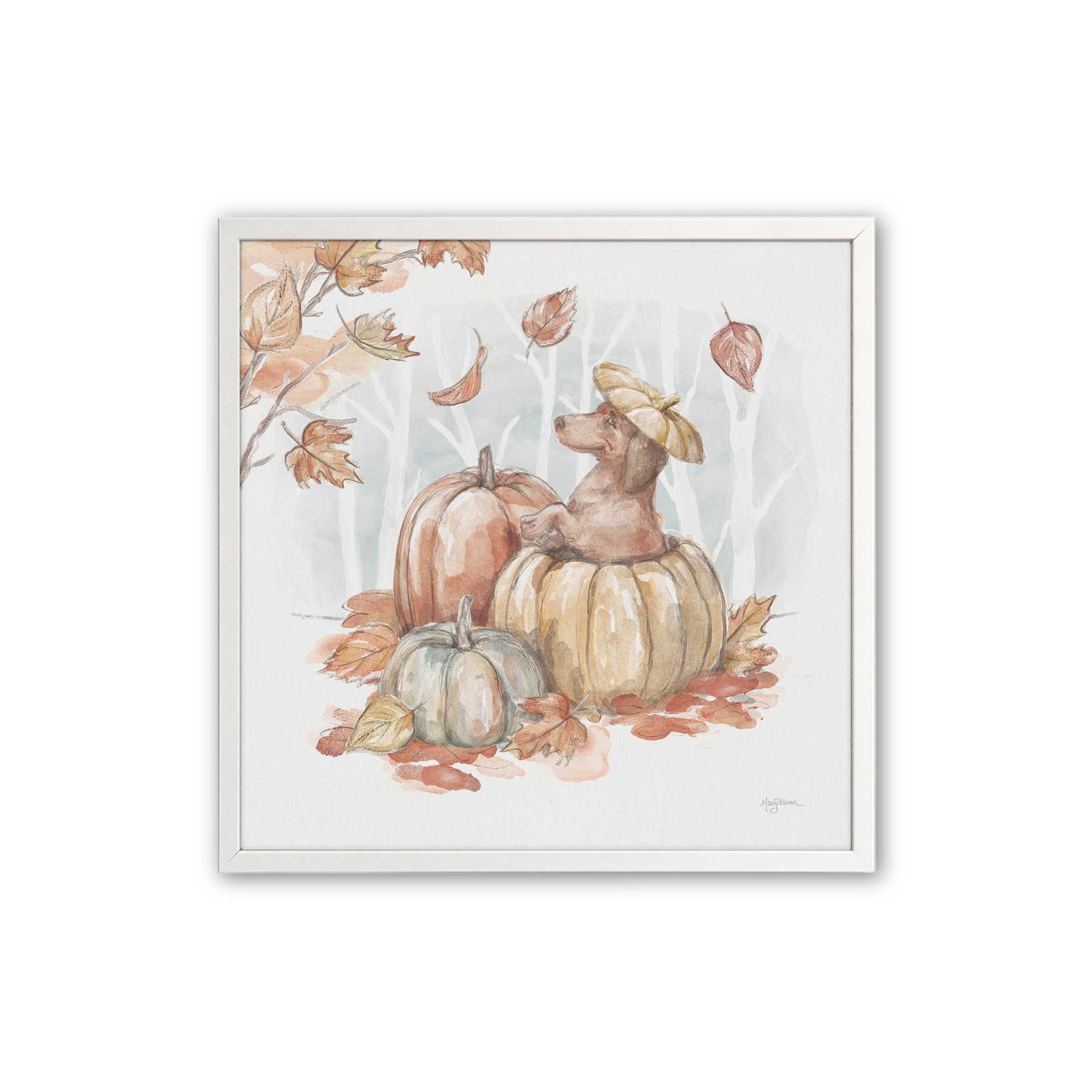 [Color:Opaque White], Picture of art in a Opaque White frame