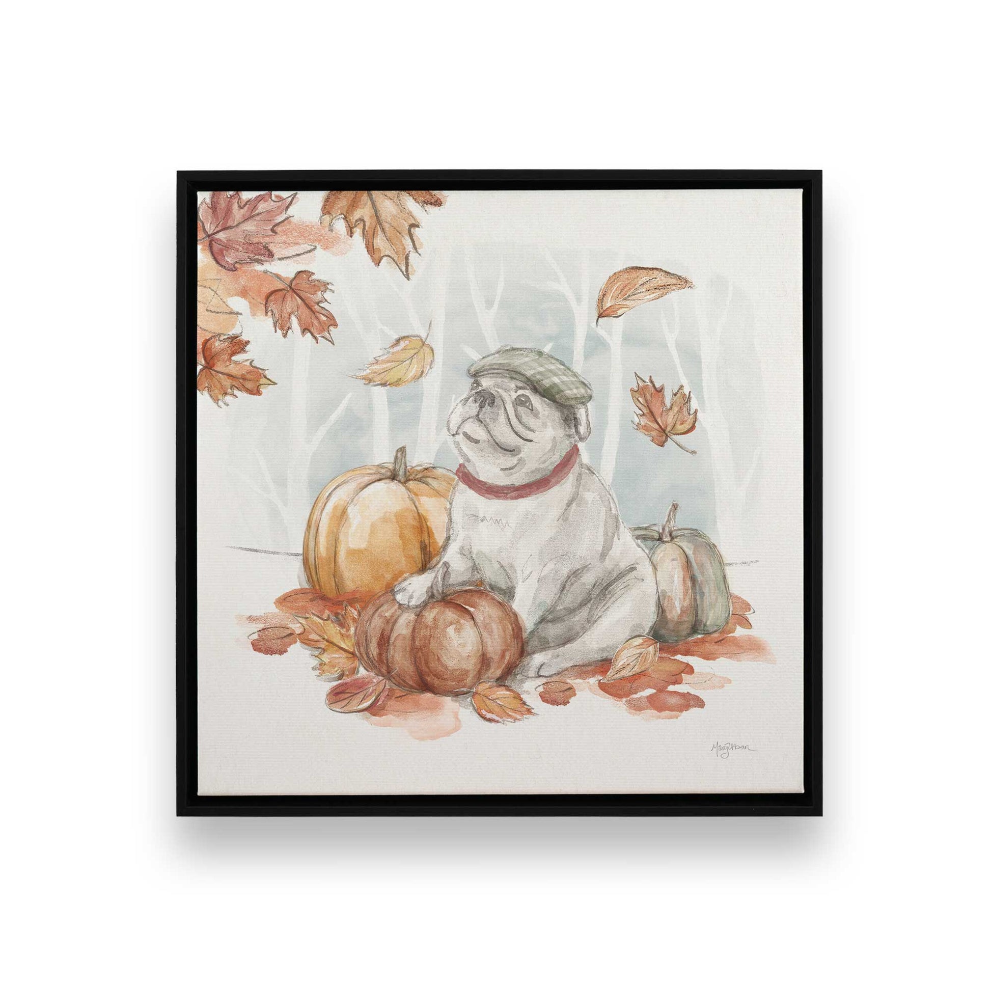[Color:Satin Black], Picture of art in a Satin Black frame