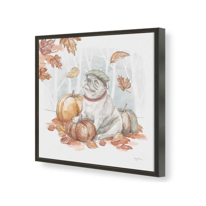 [Color:Satin Black], Picture of art in a Satin Black frame of the corner