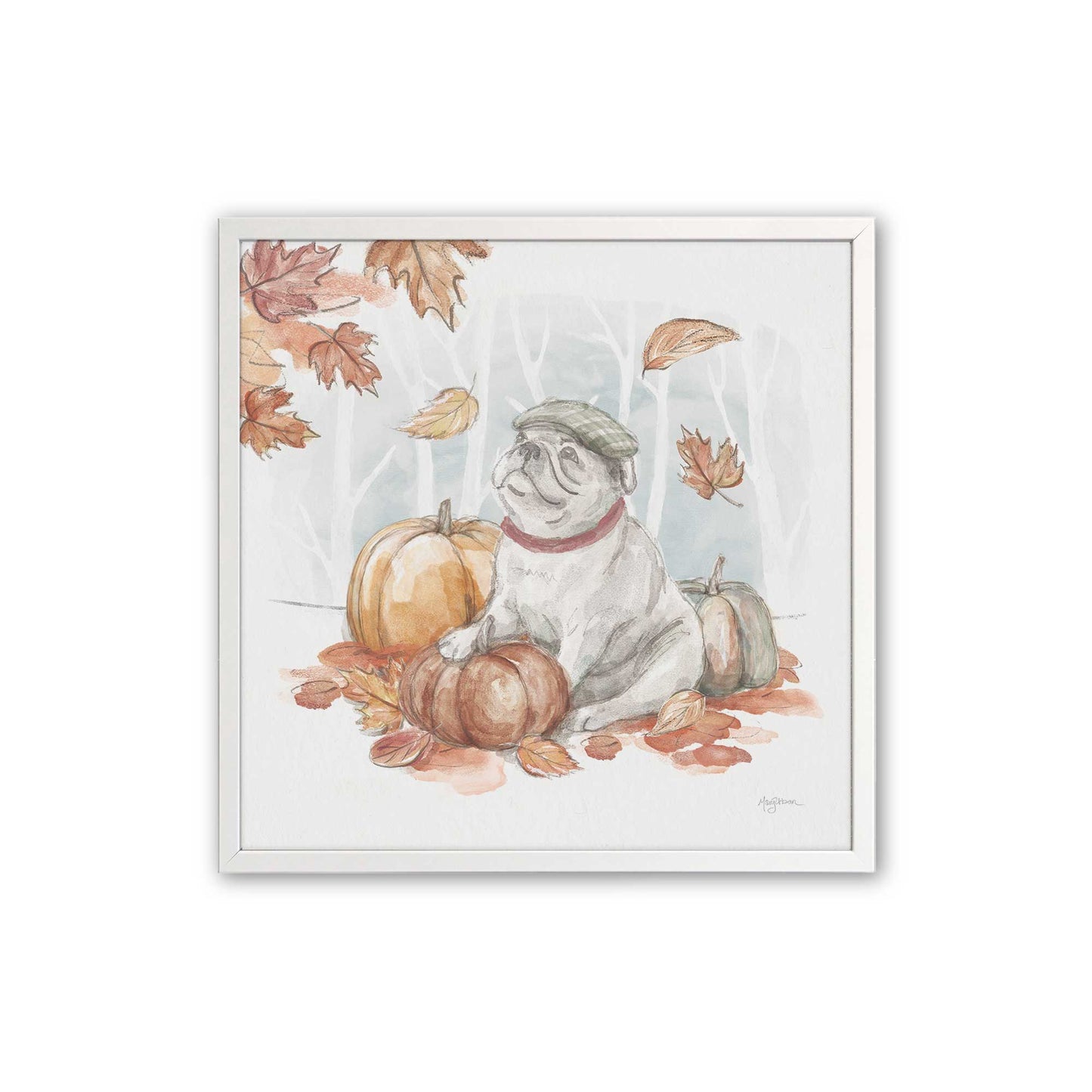 [Color:Opaque White], Picture of art in a Opaque White frame