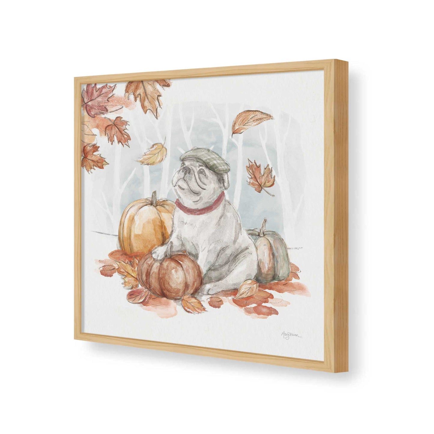 [Color:Espresso], Picture of art in a Espresso frame of the corner