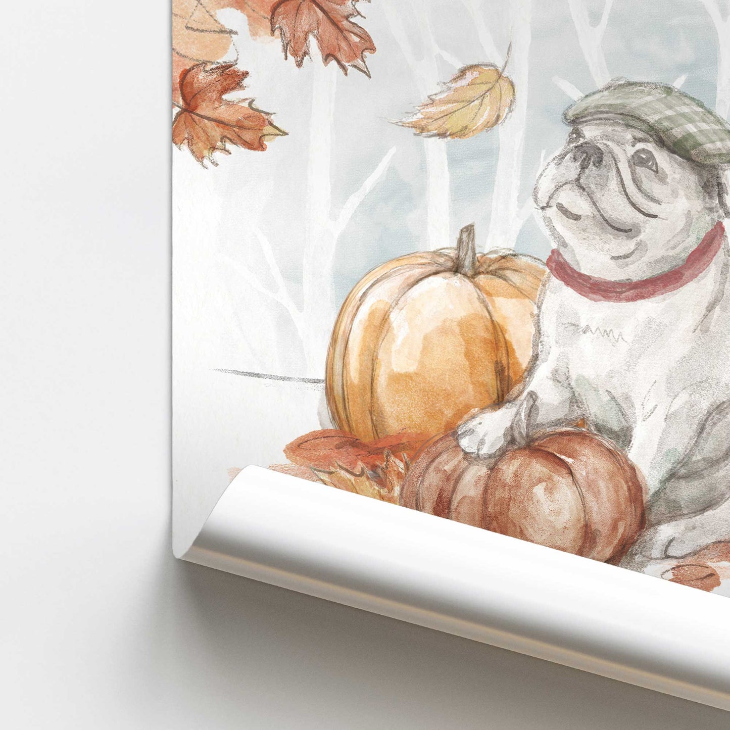 [Color:Rolled Print], Picture of close up of art