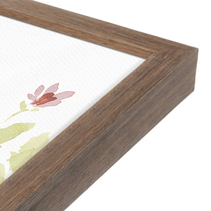 [Color:Walnut], Picture of art in a Walnut frame at an angle