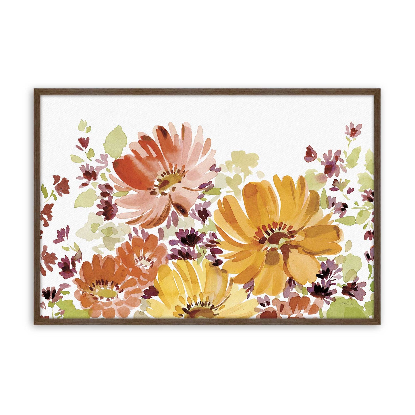 [Color:Walnut], Picture of art in a Walnut frame