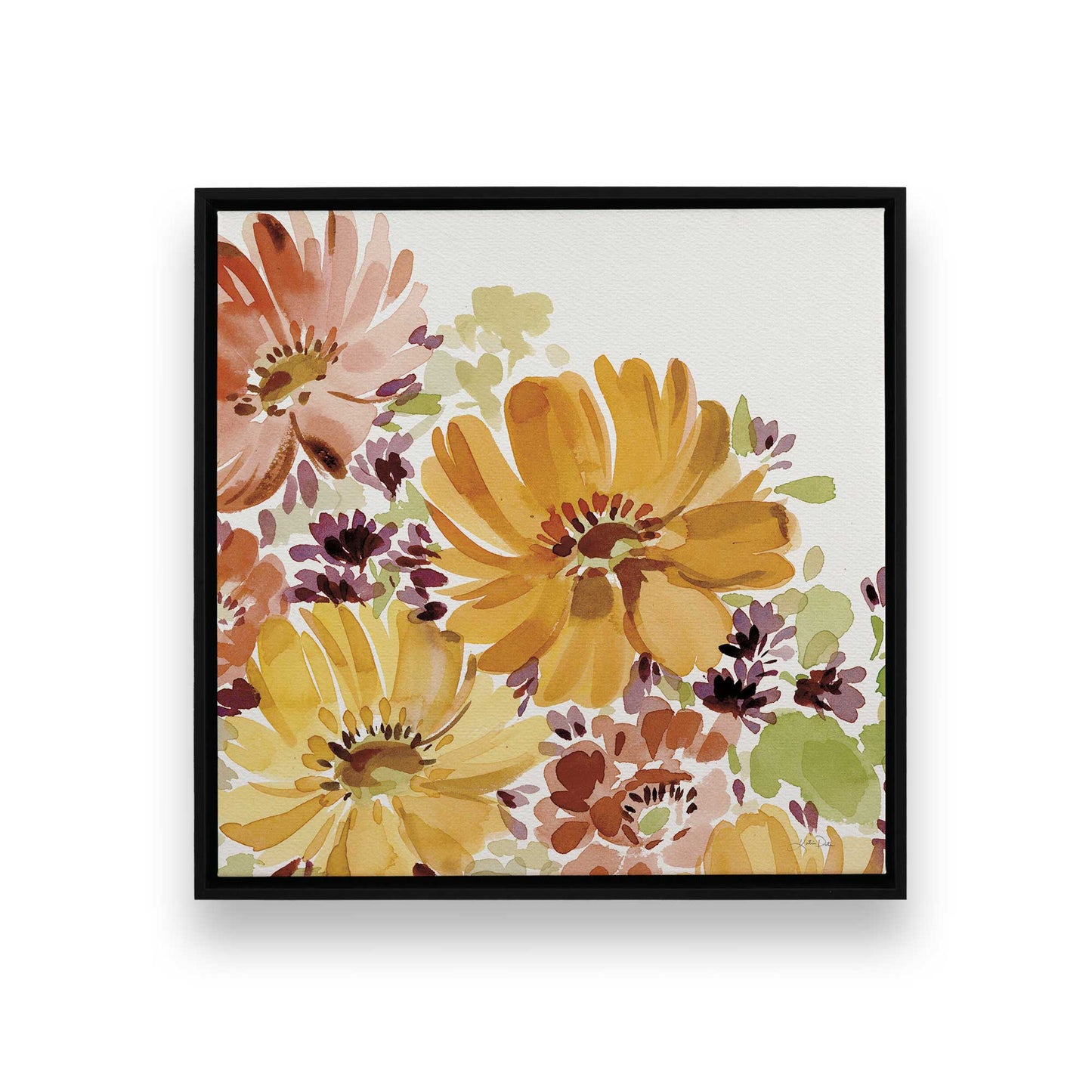 [Color:Satin Black], Picture of art in a Satin Black frame