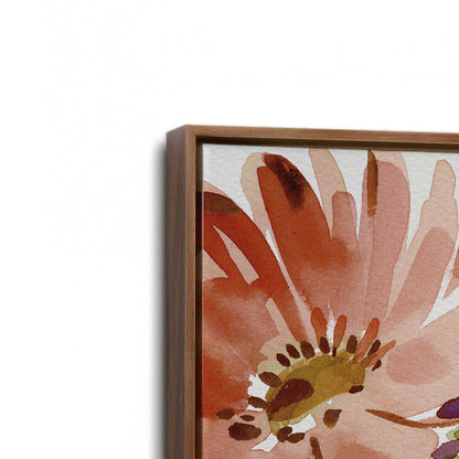 [Color:Walnut], Picture of art in a Walnut frame at an angle