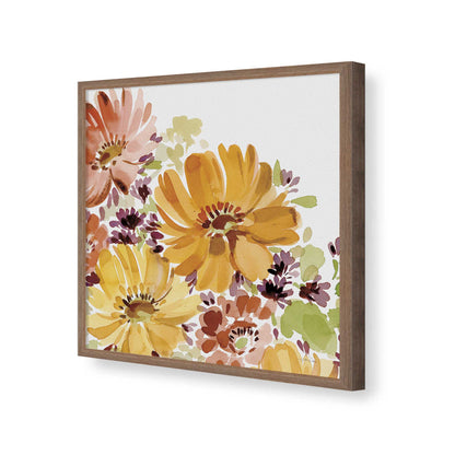 [Color:Walnut], Picture of art in a Walnut frame of the corner