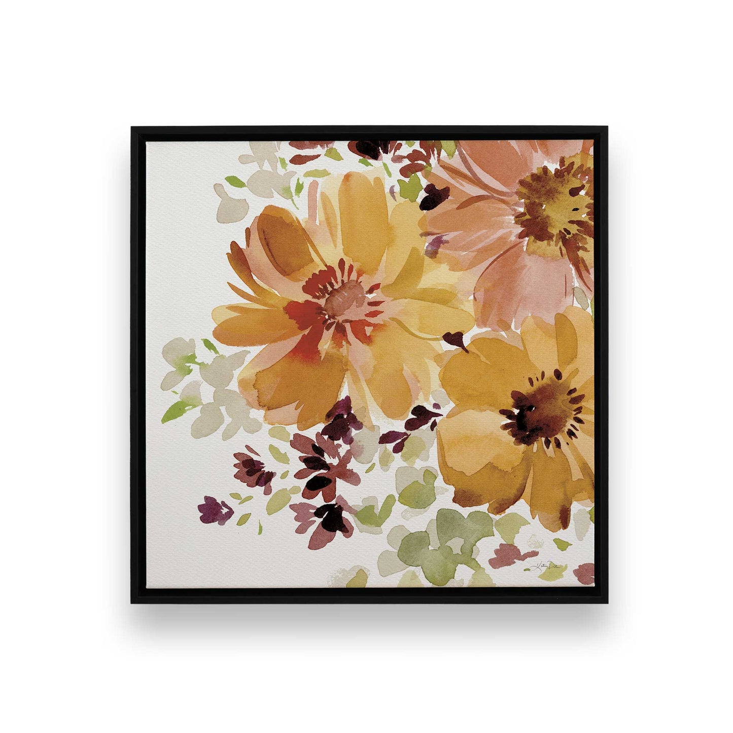 [Color:Satin Black], Picture of art in a Satin Black frame