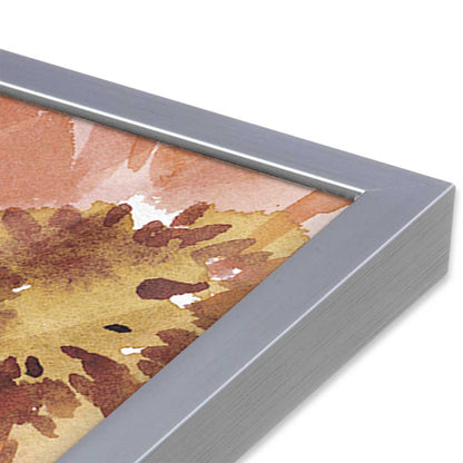 [Color:Polished Chrome], Picture of art in a Polished Chrome frame at an angle