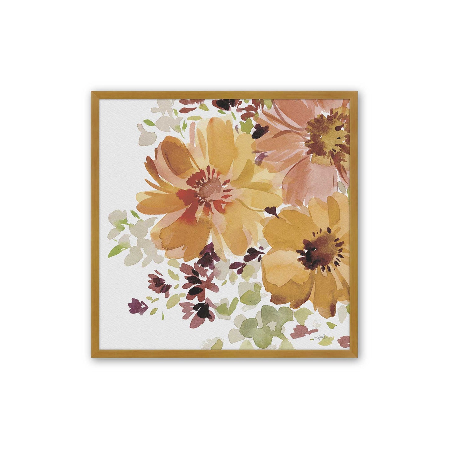 [Color:Polished Gold], Picture of art in a Polished Gold frame