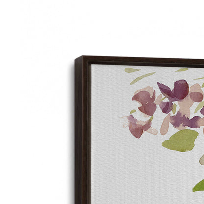 [Color:Espresso], Picture of art in a Espresso frame at an angle