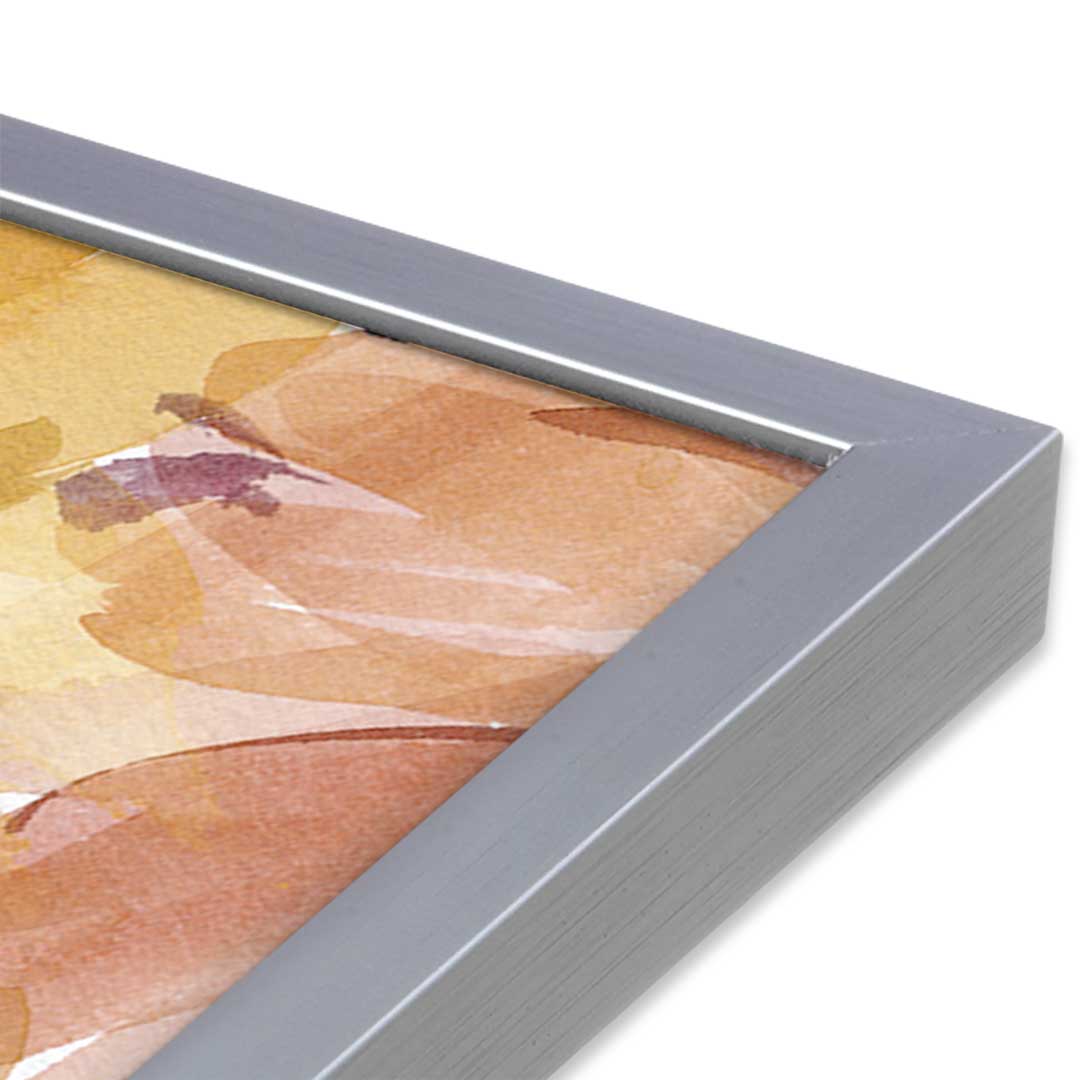 [Color:Polished Chrome], Picture of art in a Polished Chrome frame at an angle