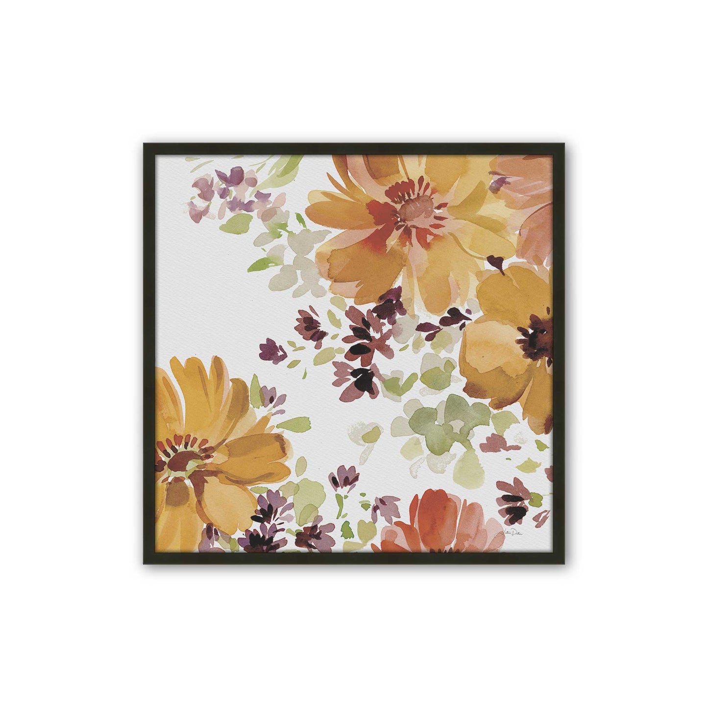 [Color:Satin Black], Picture of art in a Satin Black frame