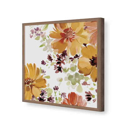 [Color:Walnut], Picture of art in a Walnut frame of the corner