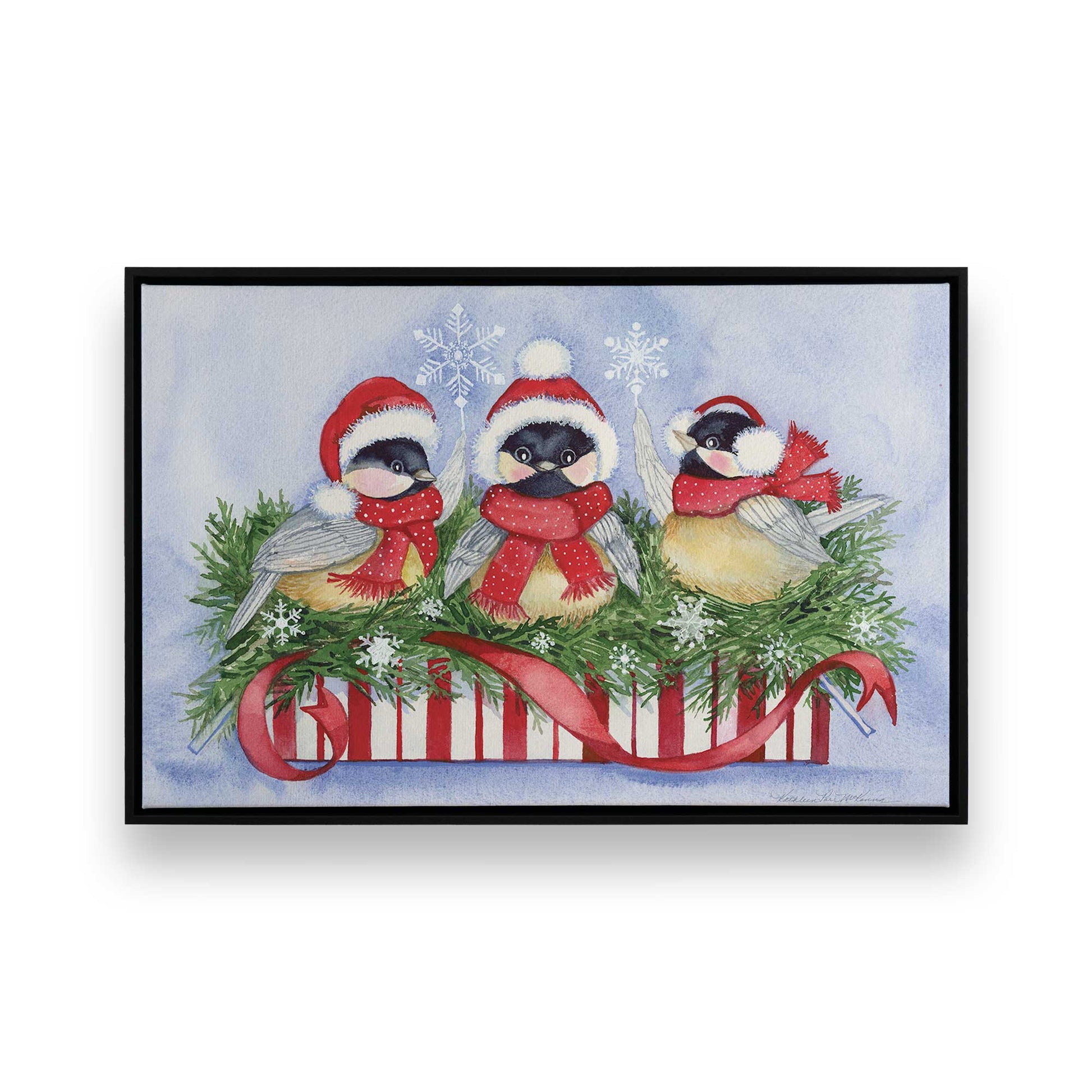 [Color:Satin Black], Picture of art in a Satin Black frame