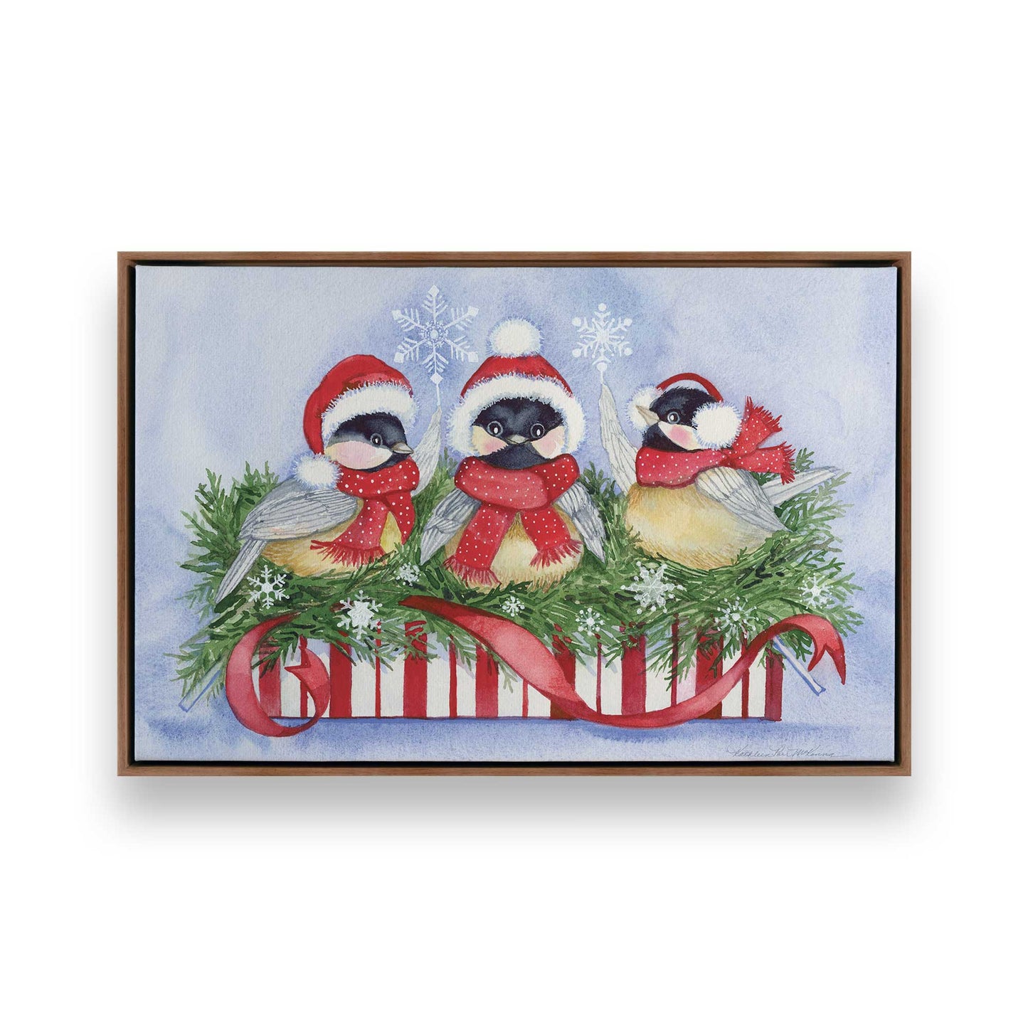 [Color:Walnut], Picture of art in a Walnut frame