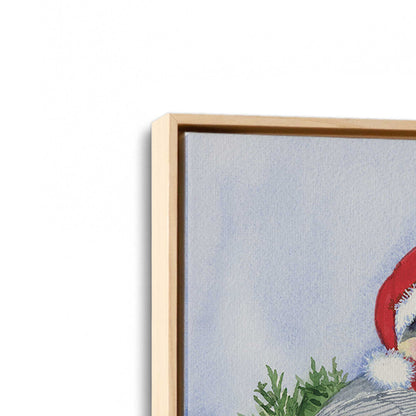 [Color:American Maple], Picture of art in a American Maple frame at an angle