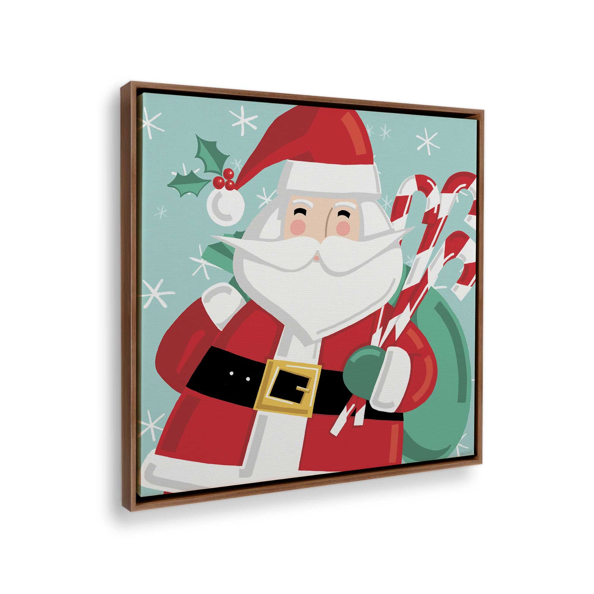 [Color:Walnut], Picture of the corner of the art