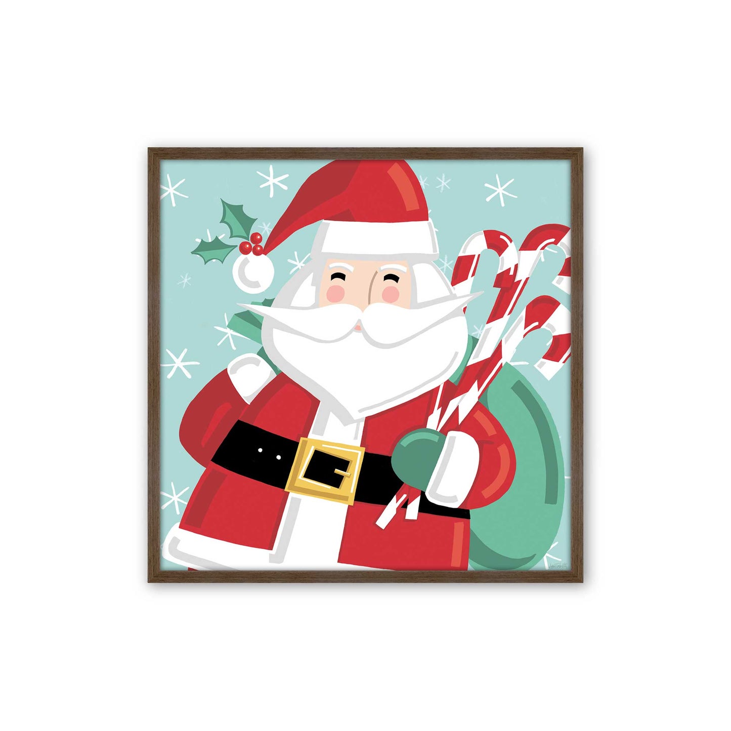 [Color:Walnut], Picture of art in a Walnut frame