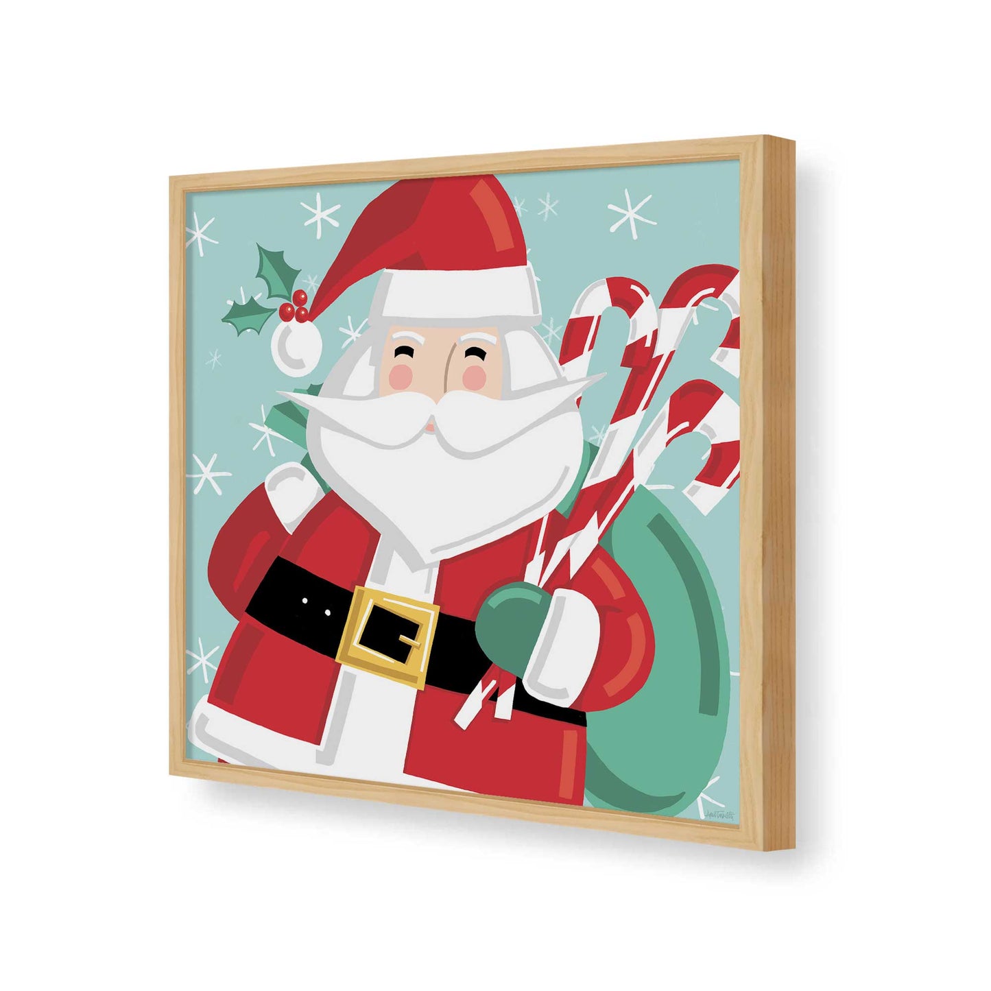 [Color:Espresso], Picture of art in a Espresso frame of the corner