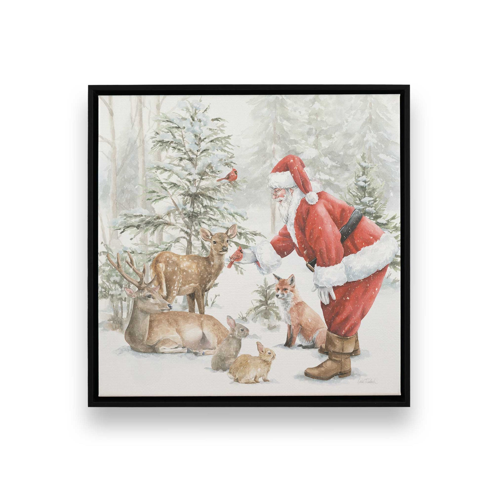 [Color:Satin Black], Picture of art in a Satin Black frame