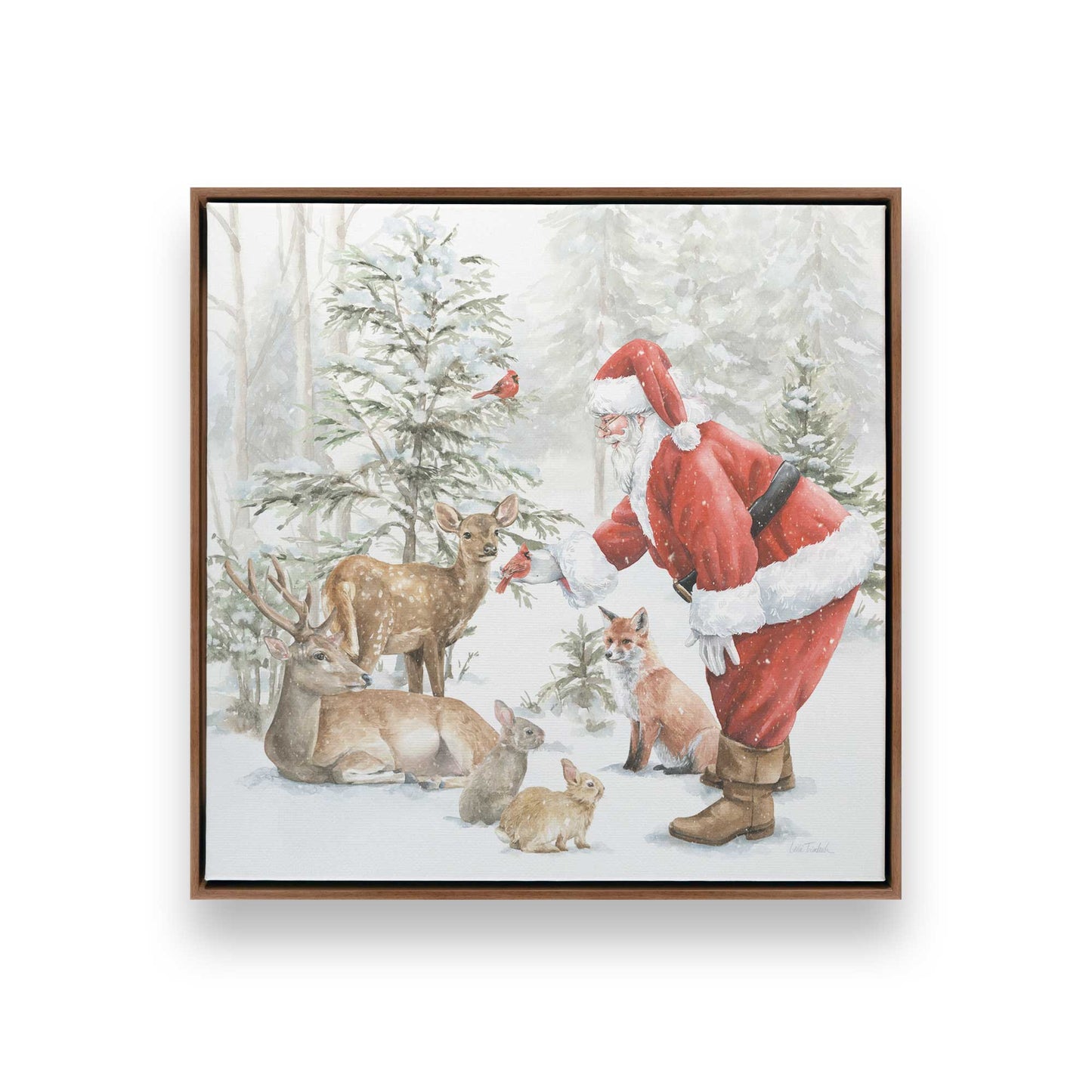 [Color:Walnut], Picture of art in a Walnut frame