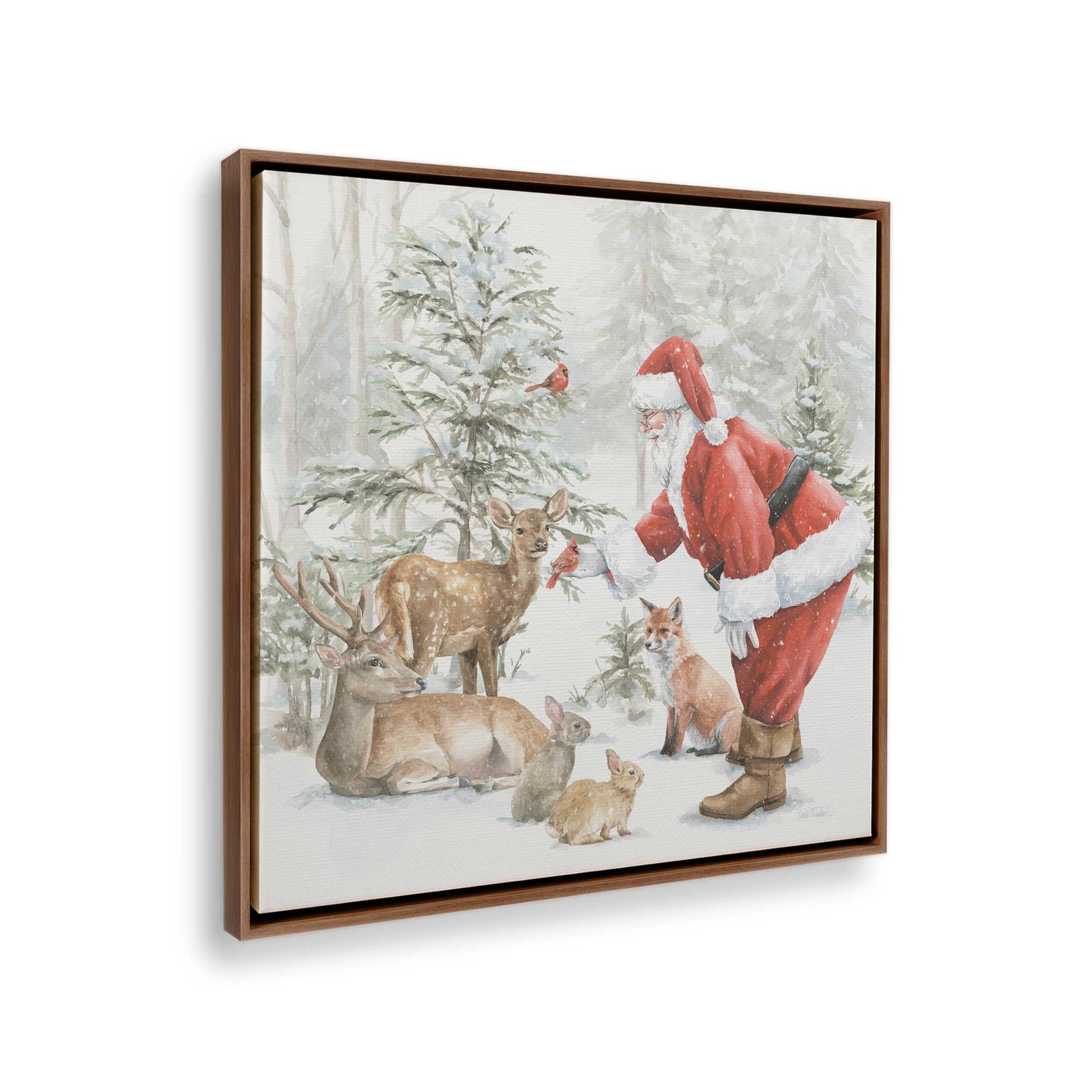 [Color:Walnut], Picture of the corner of the art