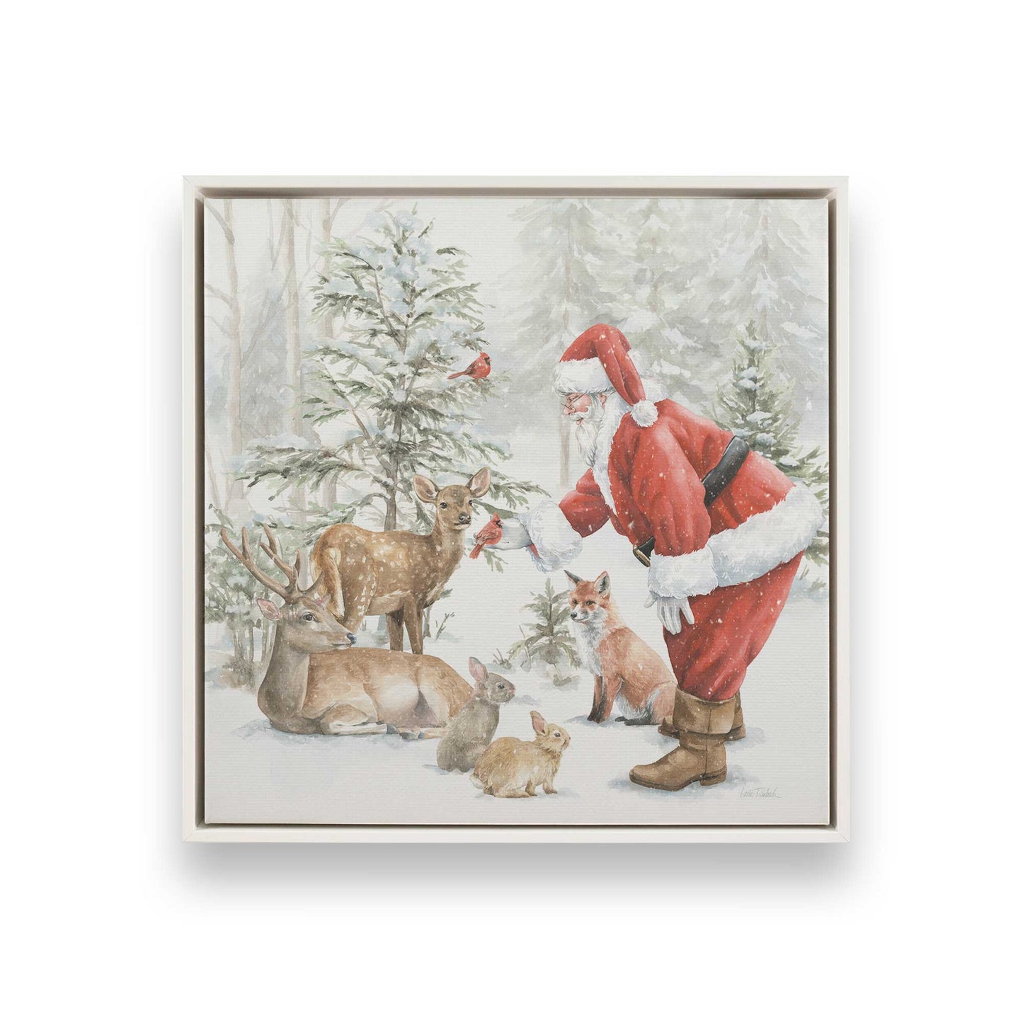 [Color:Opaque White], Picture of art in a White frame