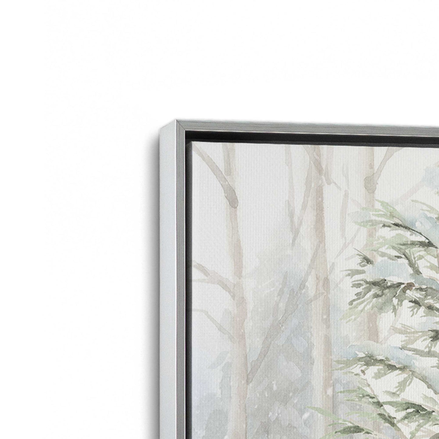 [Color:Polished Chrome], Picture of art in a Polished Chrome frame at an angle
