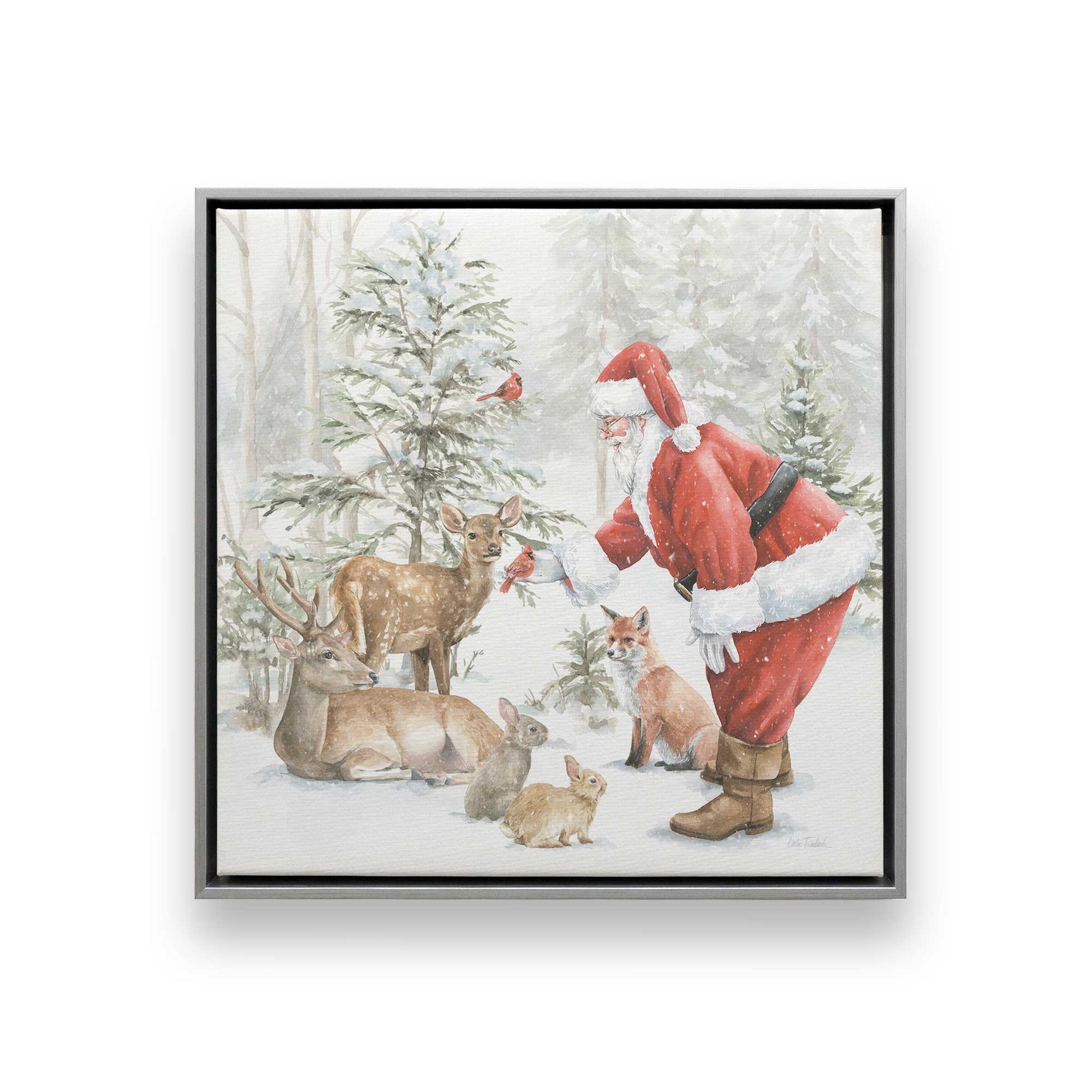 [Color:Satin Black], Picture of art in a Satin Black frame