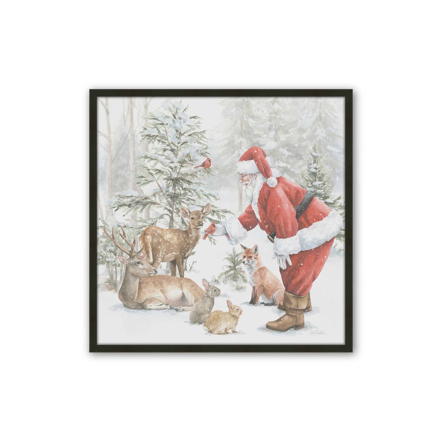 [Color:Satin Black], Picture of art in a Satin Black frame