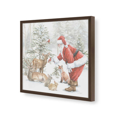 [Color:Espresso], Picture of art in a Espresso frame of the corner