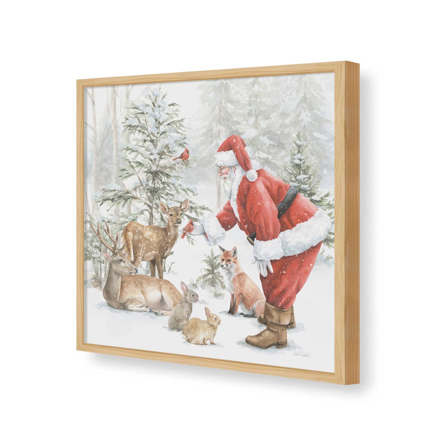 [Color:Espresso], Picture of art in a Espresso frame of the corner