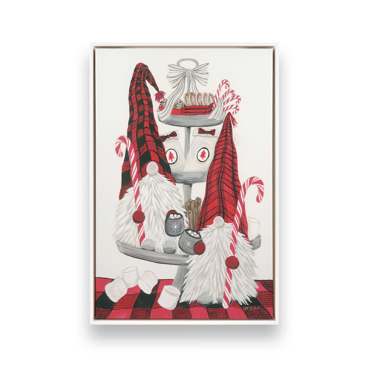 [Color:Opaque White], Picture of art in a White frame