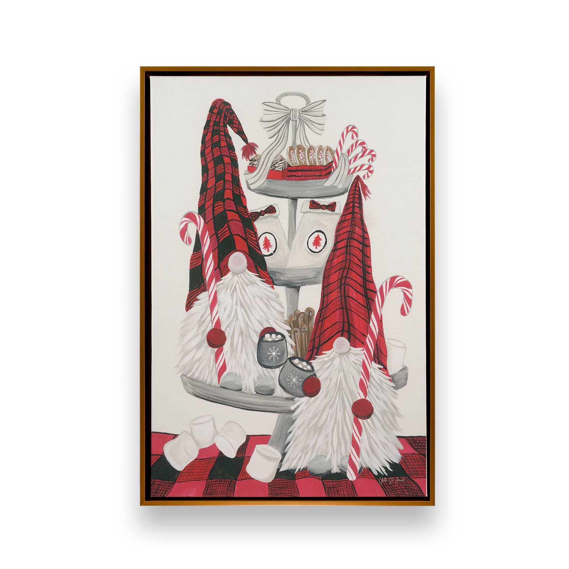 [Color:Polished Gold], Picture of art in a Polished Gold frame