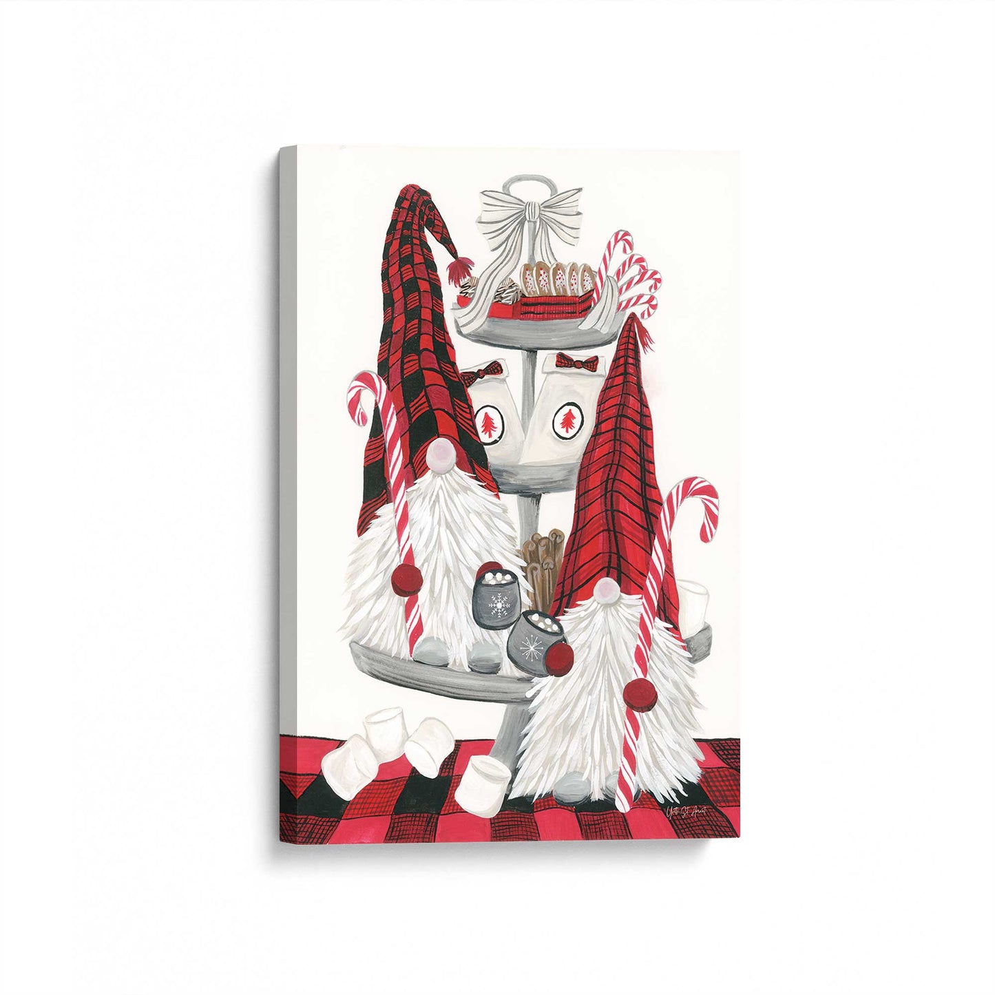 [Color:Stretched Canvas], Picture of art at an angle