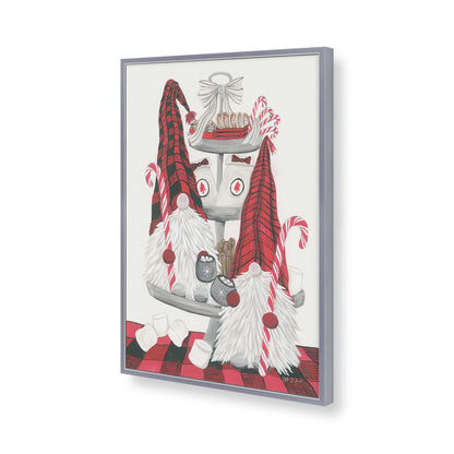 [Color:Polished Chrome], Picture of art in a Polished Chrome frame of the corner