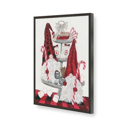 [Color:Satin Black], Picture of art in a Satin Black frame of the corner