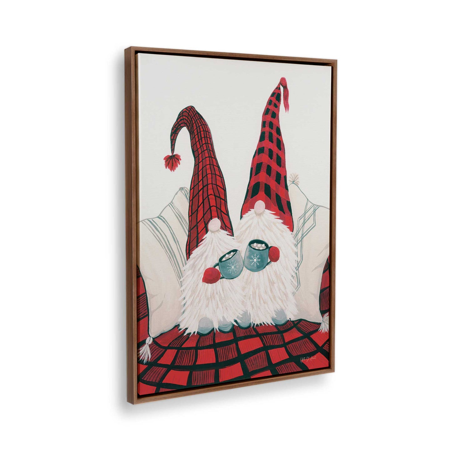 [Color:Walnut], Picture of the corner of the art