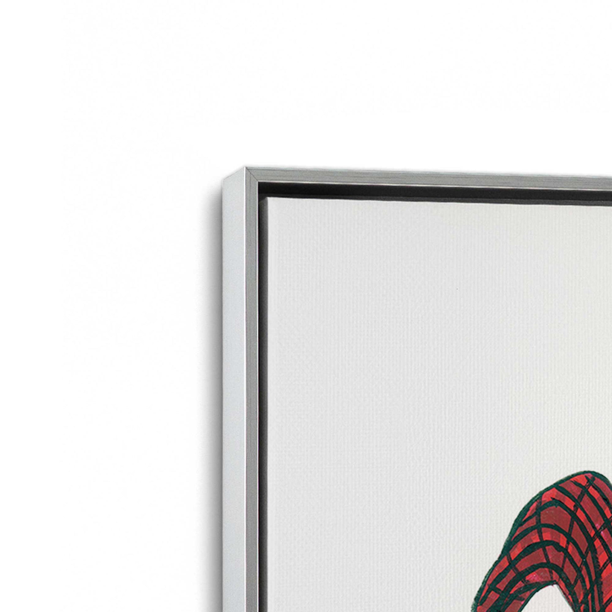 [Color:Polished Chrome], Picture of art in a Polished Chrome frame at an angle