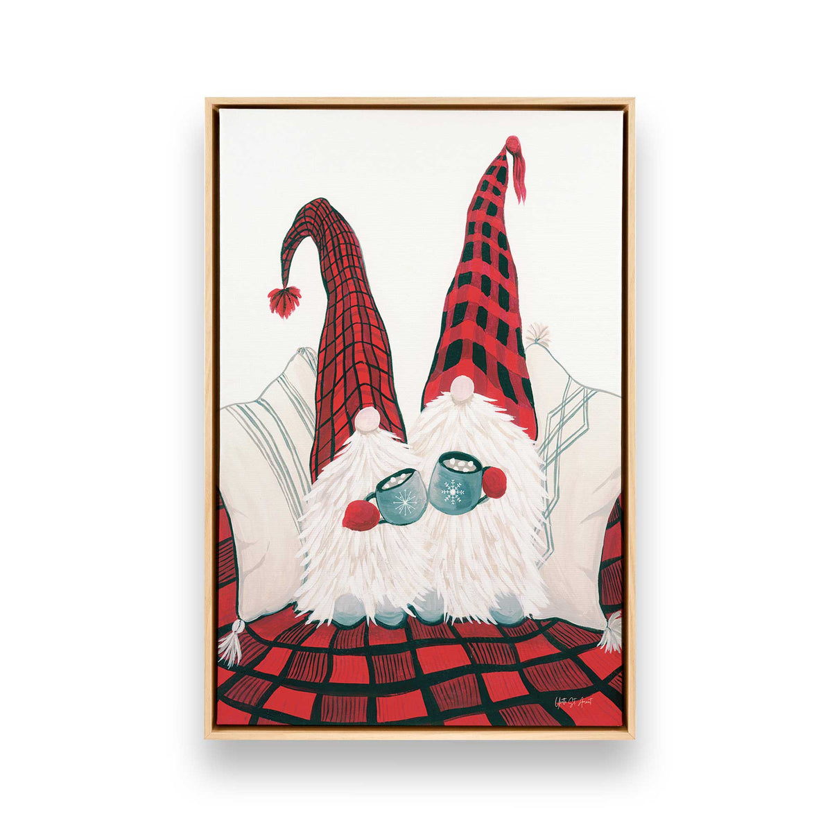 [Color:American Maple], Picture of art in a American Maple frame