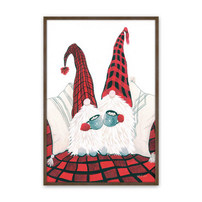 [Color:Walnut], Picture of art in a Walnut frame