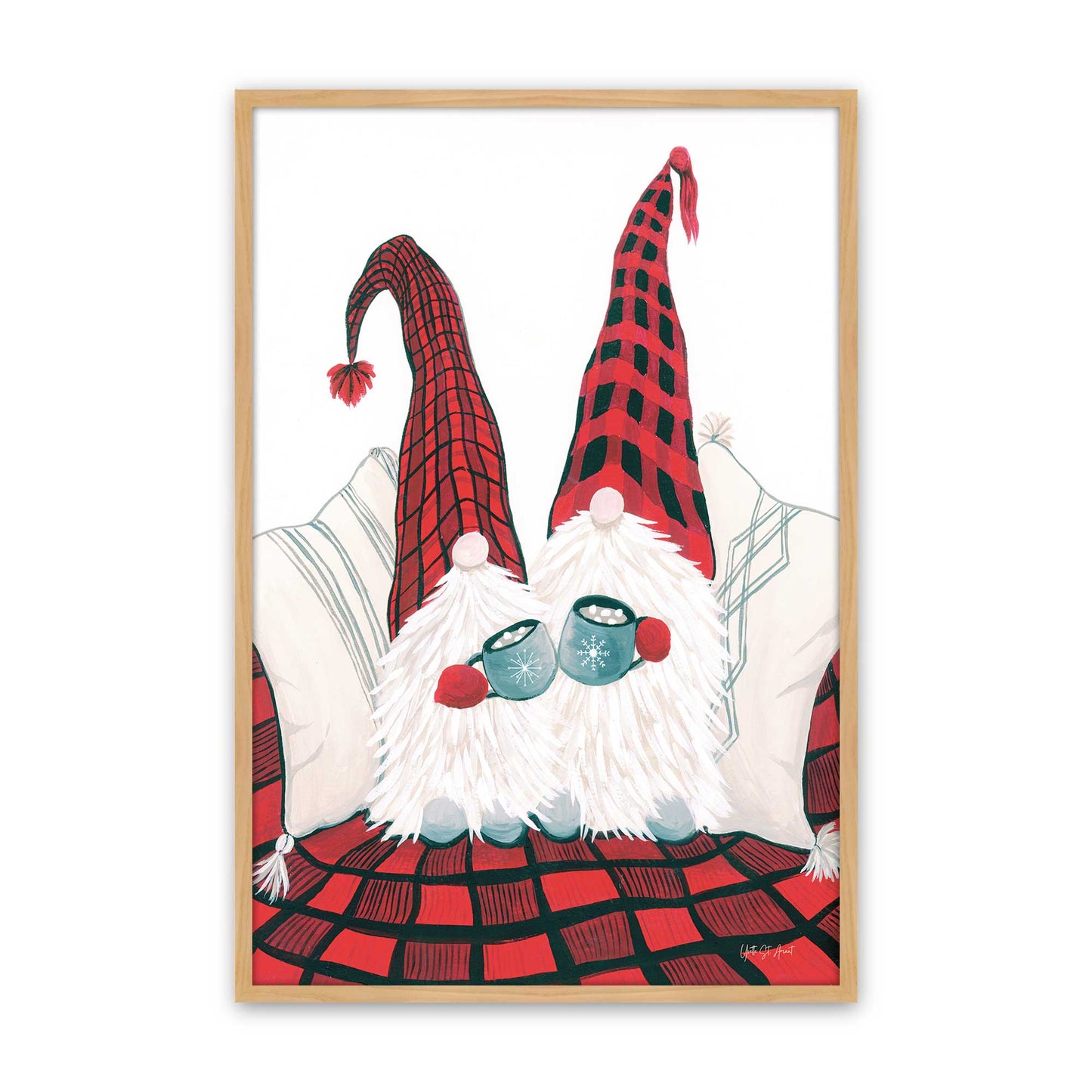 [Color:American Maple], Picture of art in a American Maple frame