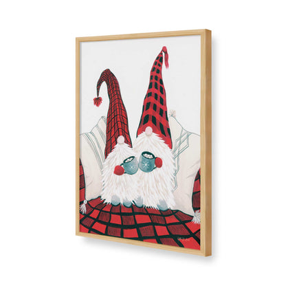 [Color:American Maple], Picture of art in a American Maple frame of the corner